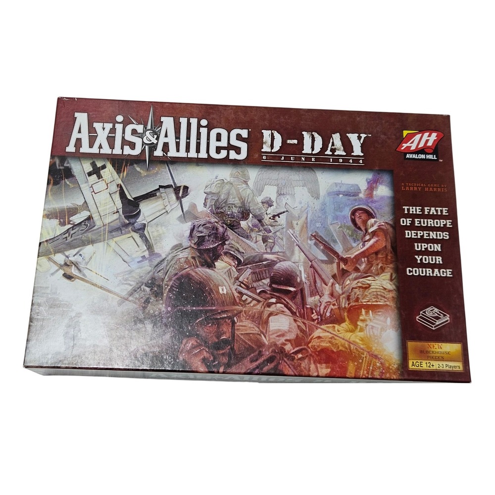 Axis & Allies D-Day Board Game WWII Strategy 2010 Avalon Hill Read